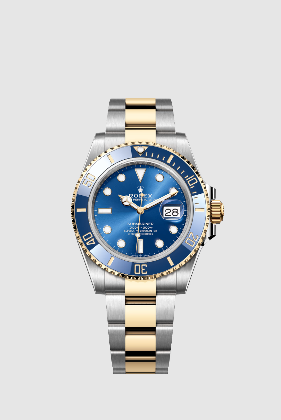 Rolex Submariner 41mm 126613LB Two-Tone Oyster Bracelet Blue Dial