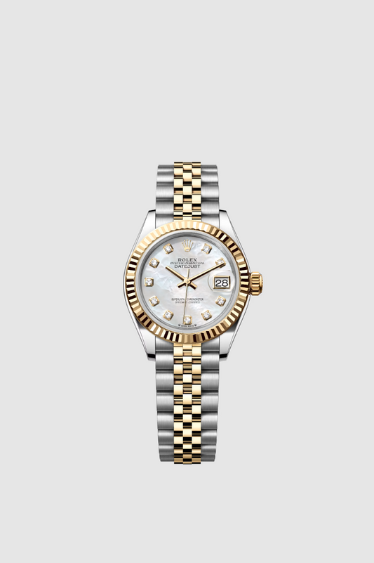 Rolex Lady Datejust 28mm 279173 Two-Tone Jubille Diamond MOP Mother of Pearl Dial